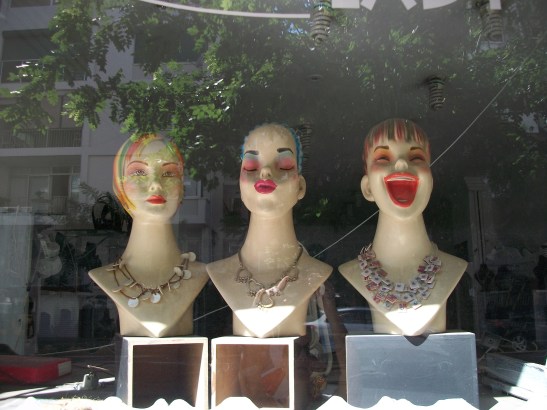 jewely shop, scary mannequins