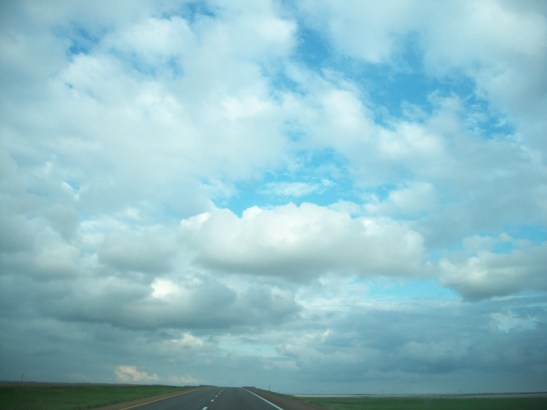 Drive to Nebraska, sky