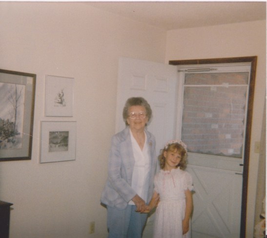 Grandma and Yours Truly. Once Upon A Time.