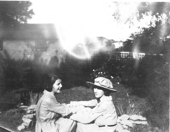 I've probably posted this before. My Grandmother is on the left and it's the first time I've ever seen a photo where we have a resemblance. I am crazy about this photo. :) 
