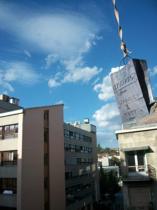 A gift from the sky. Budapest.