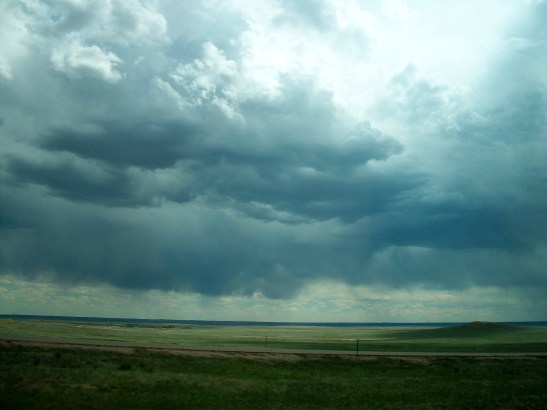 Here's to the totally free pleasure of a Kansas sky as a storm rolls in.
