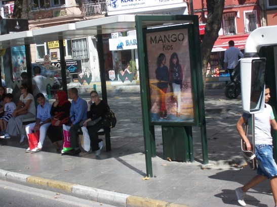 Istanbul bus stop