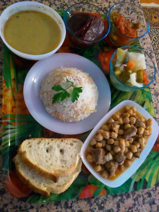 So after our chat, I went home and cooked this from scratch. Just joking, I paid my neighbor for dinner. :)