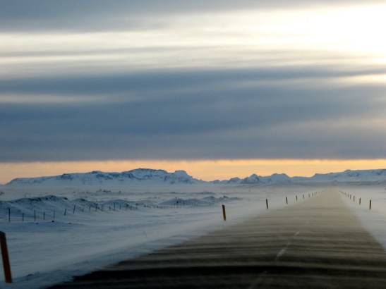 In case it is very hot where you are, here's an image of Iceland in March.